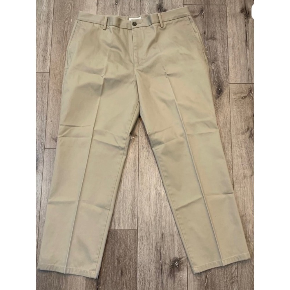 Dockers Classic Fit Signature Khaki Pants Tan Mens Retro Minimalist 38x30 - Picture 4 of 7